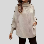 Liliana | Maglione a Trecce con Collo Alto