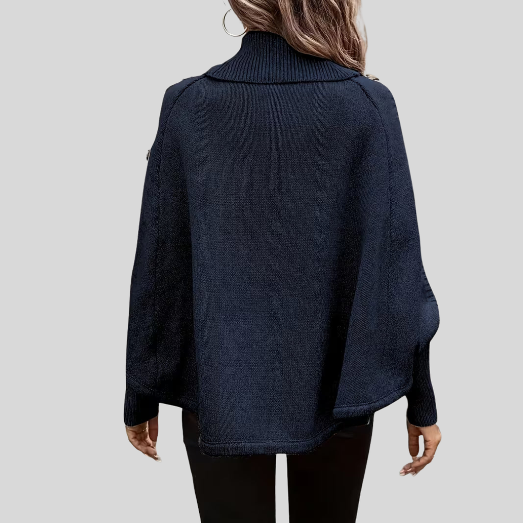 Liliana | Maglione a Trecce con Collo Alto