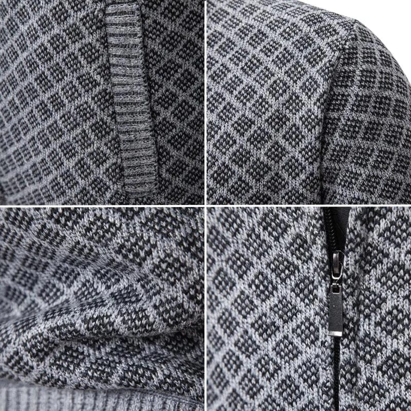 Alvise | Giacca in Maglia con Zip