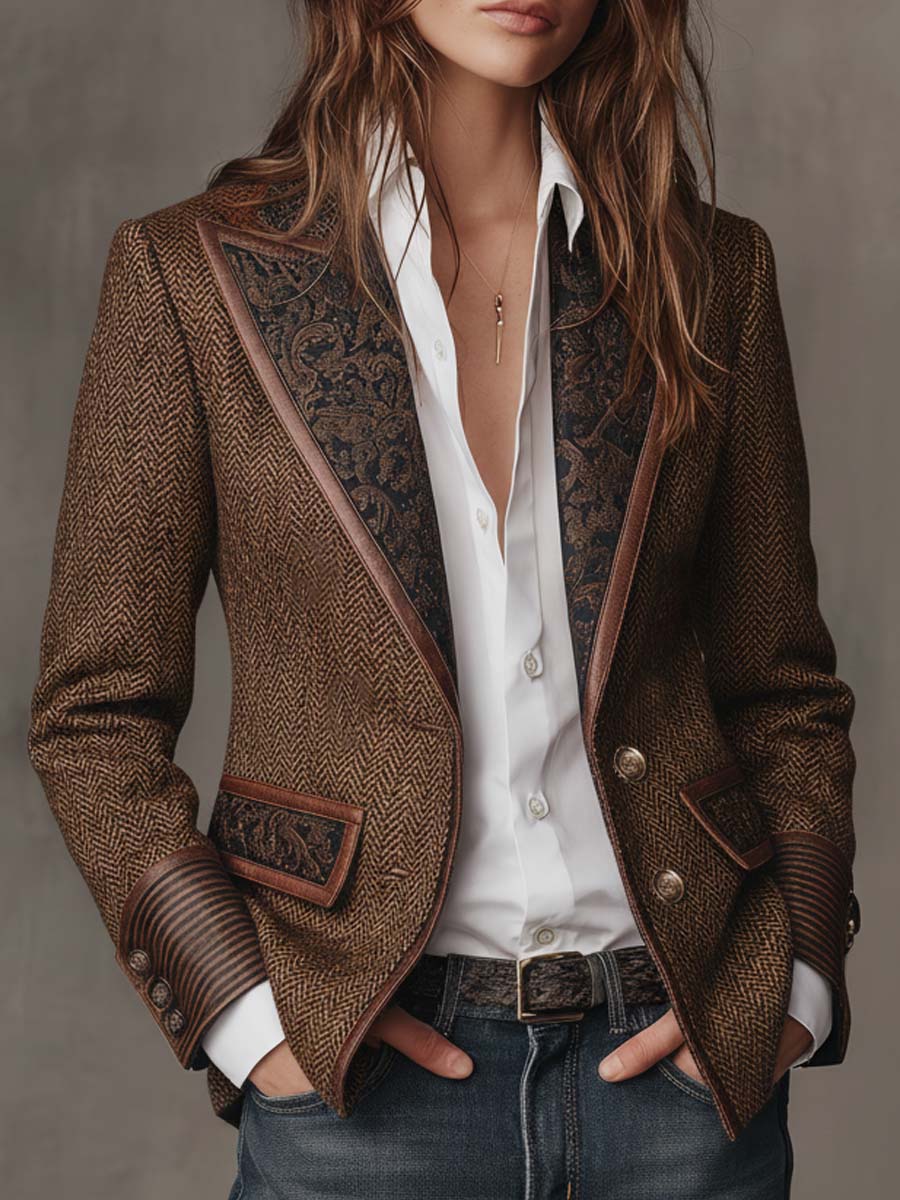 Ines | Blazer a Spina di Pesce