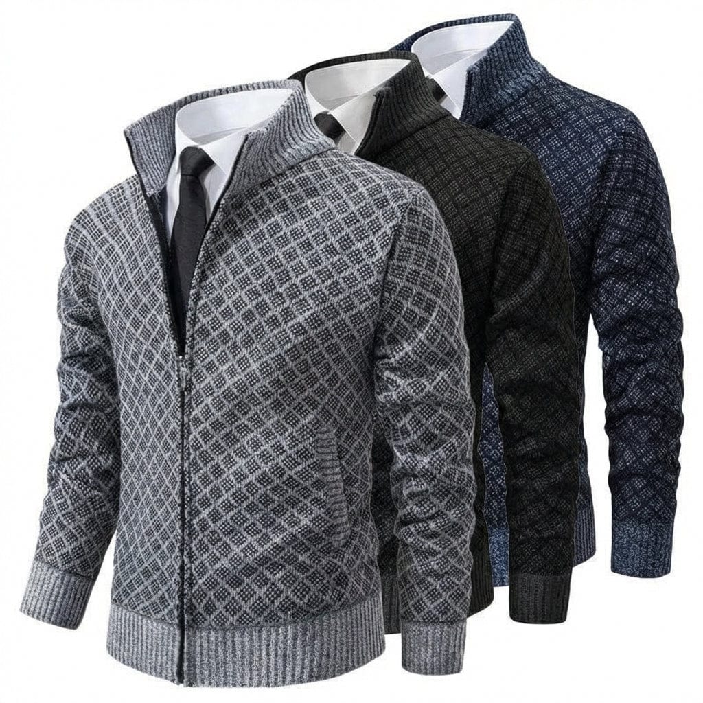 Alvise | Giacca in Maglia con Zip