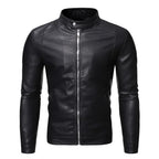 Gabriele | Giacca in Pelle Collo Alto