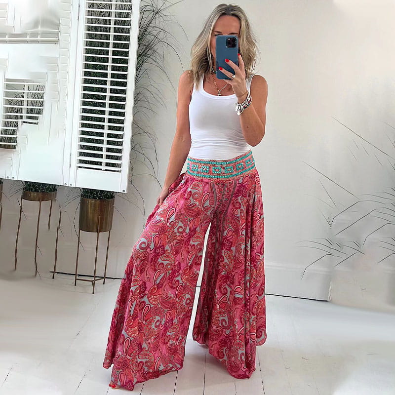 ARIELA | FLOWY BOHO PANTS